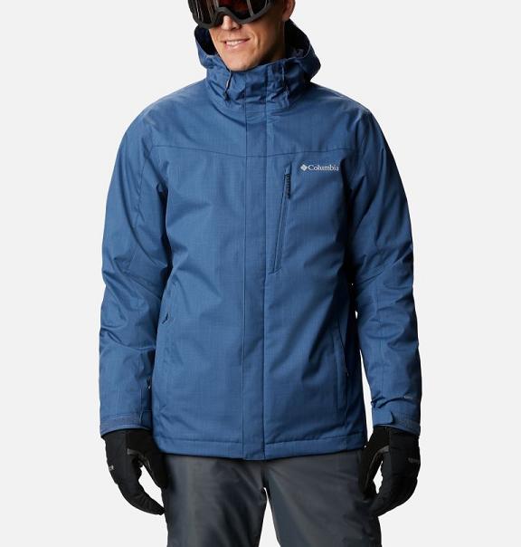 Columbia Mens Ski Jacket UK Sale - Whirlibird IV Jackets Blue UK-148533